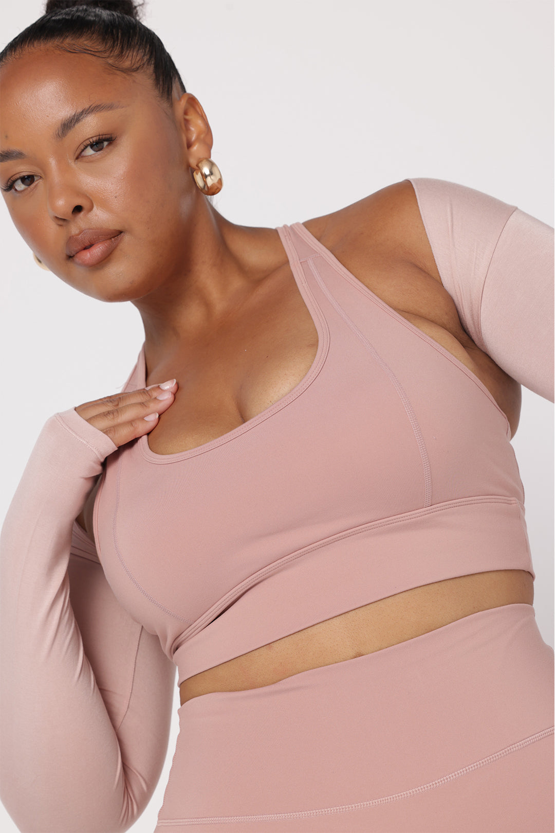 Plus size 2025 pink bolero