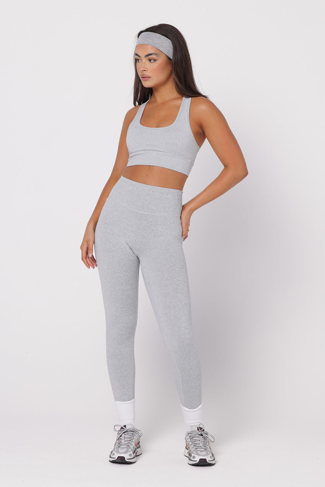 Sport Leggings Grey Pretty Little Thing Leggings Prettylittlething