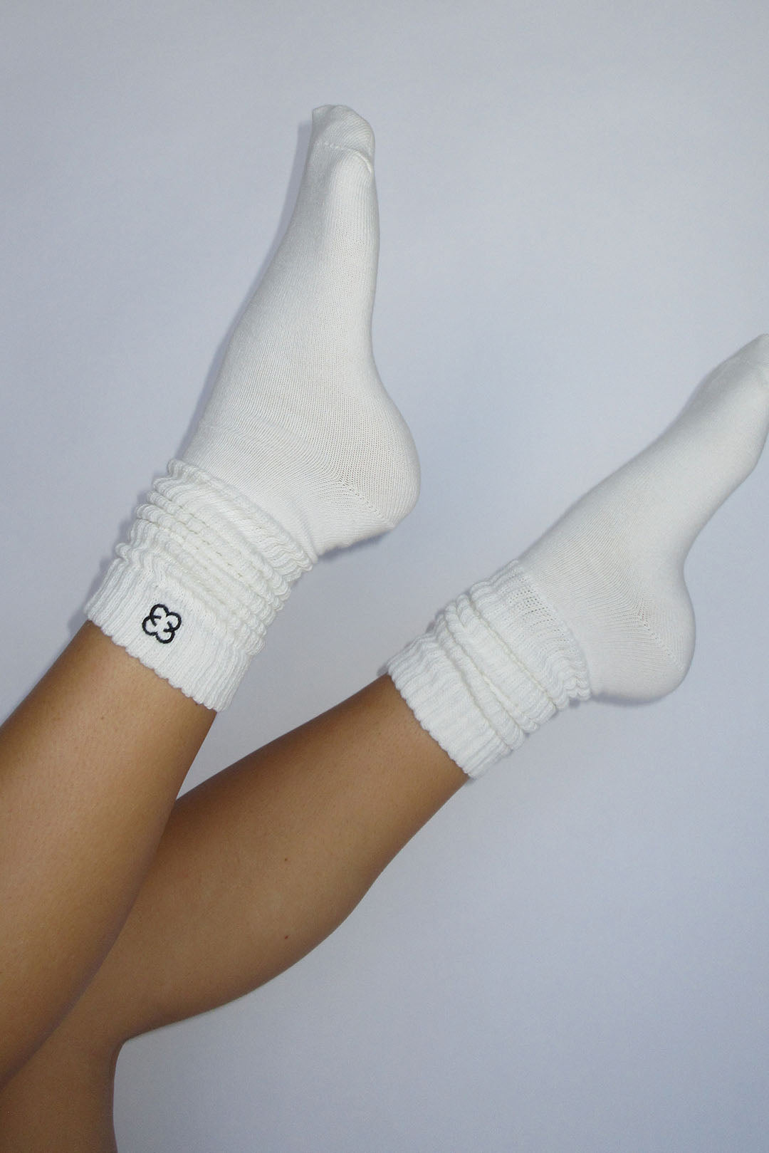 Slouchy Socks | White