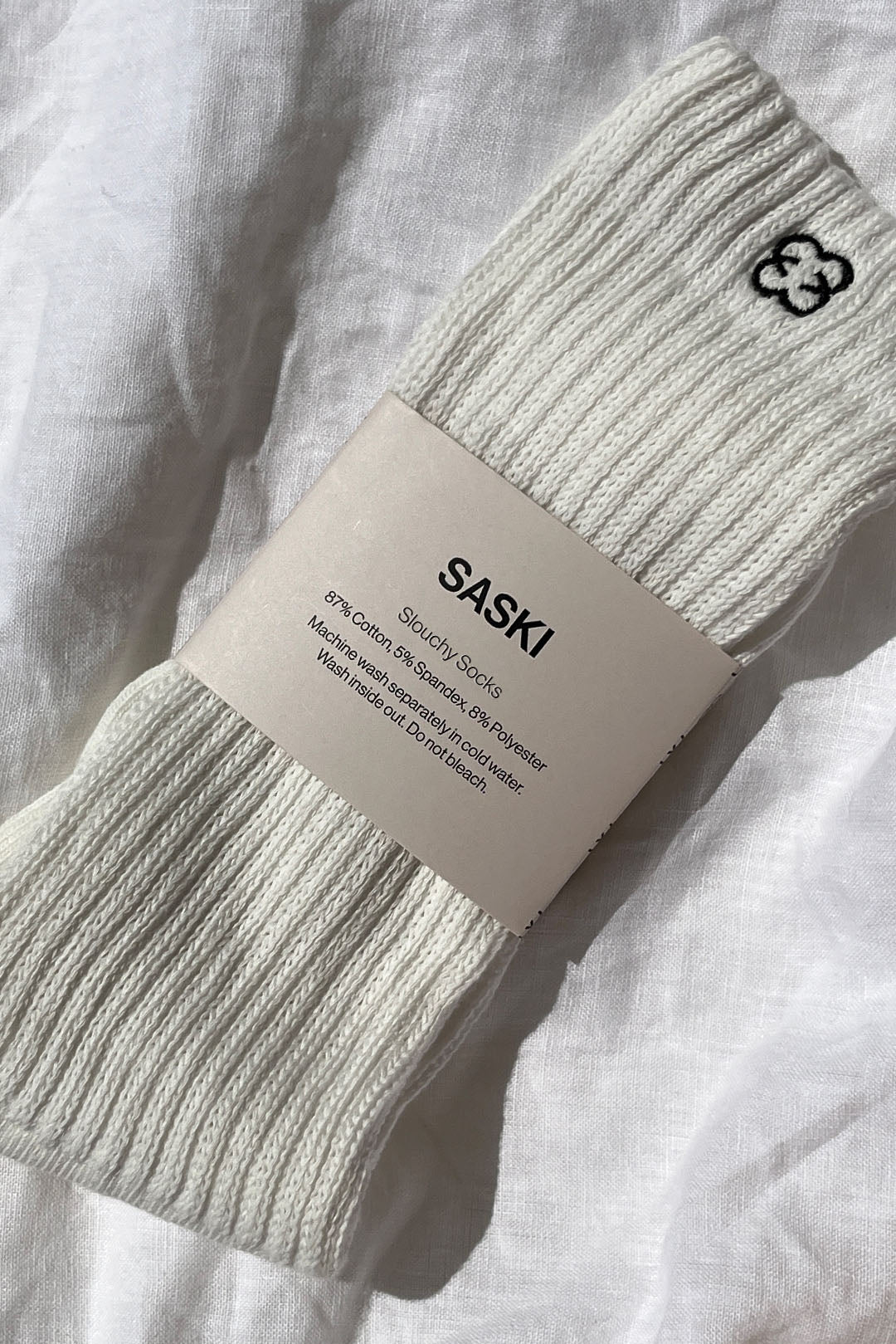 Slouchy Socks | White